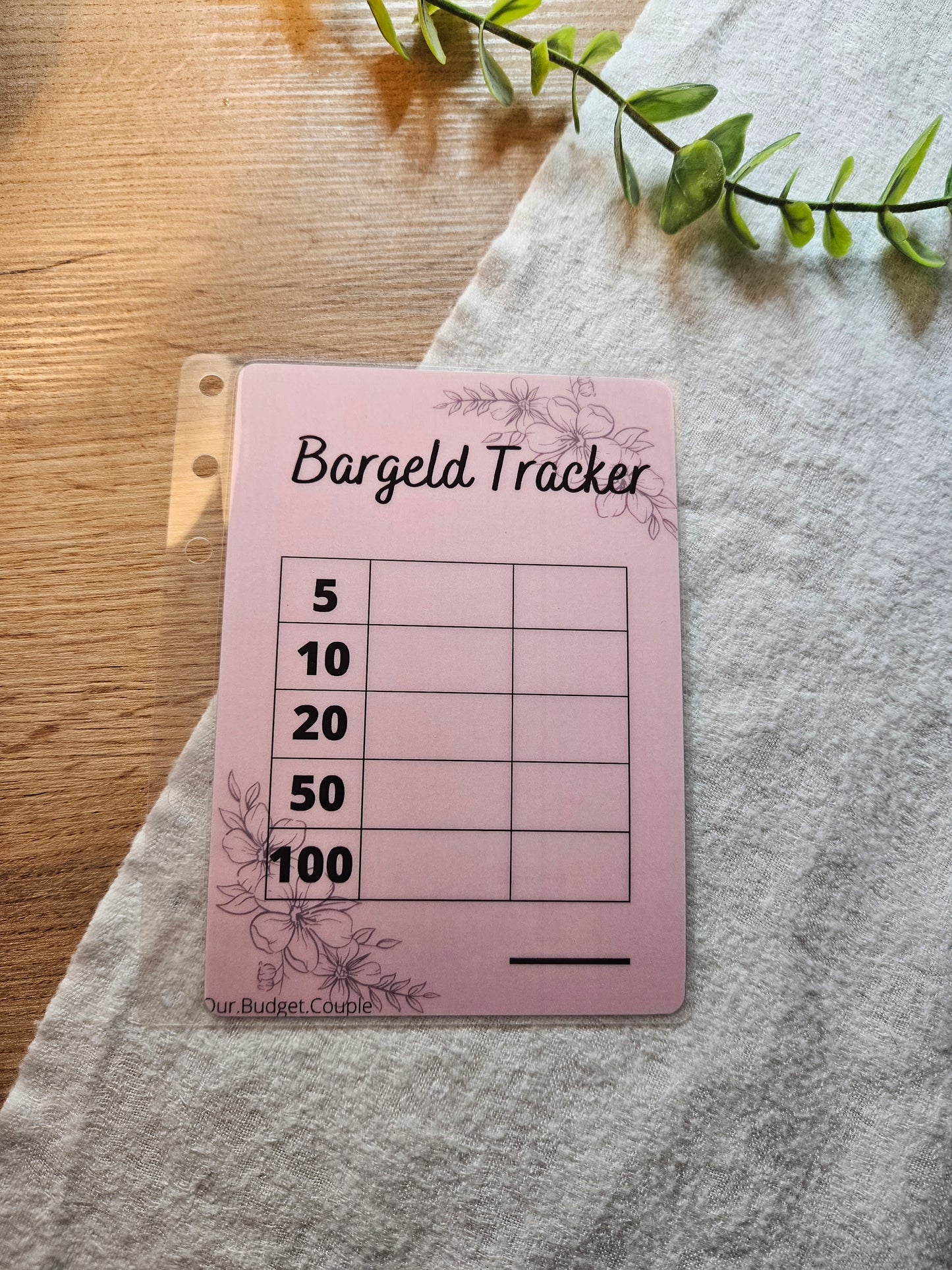 Bargeld Tracker