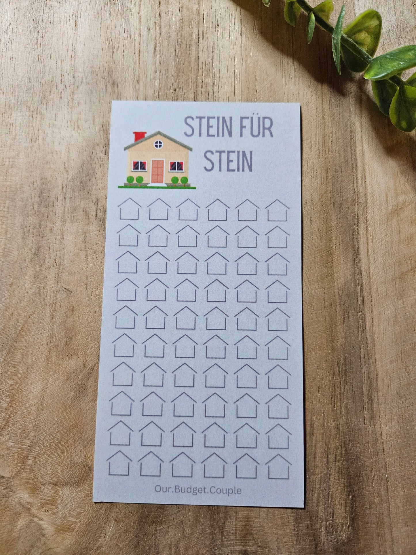 Stein für Stein - Haus Sparchallenge