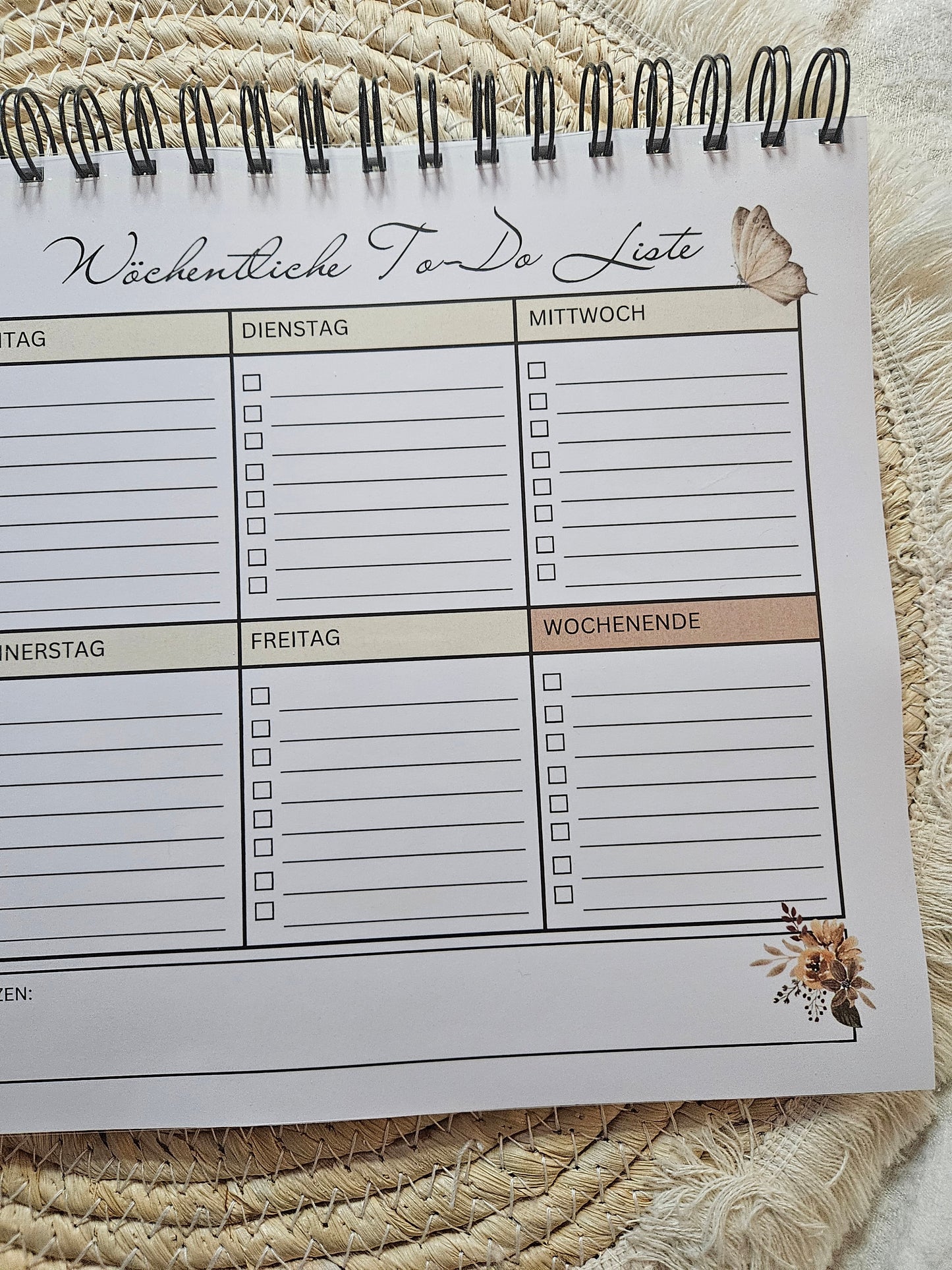 To-Do Wochenplan A4