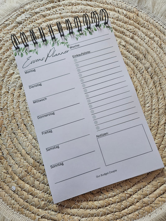 Essens Planner mit Wire-O-Bindung