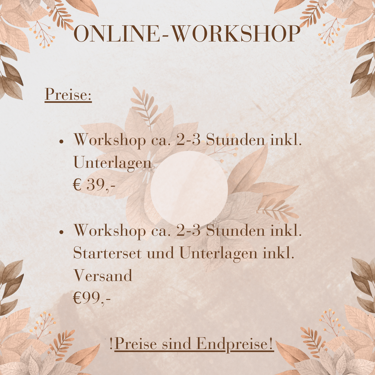 Online-Workshop