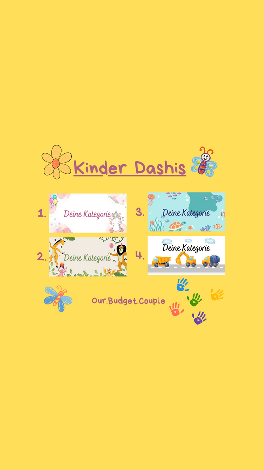 Kinder Dashboards - verschiedene Designs